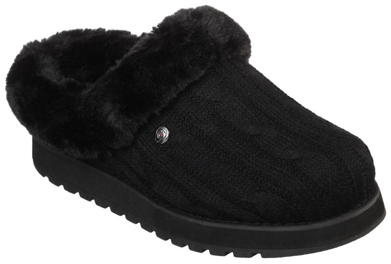Skechers Pantoffel »KEEPSAKES - ICE ANGEL«, Hausschuh in Strick-Optik von Skechers