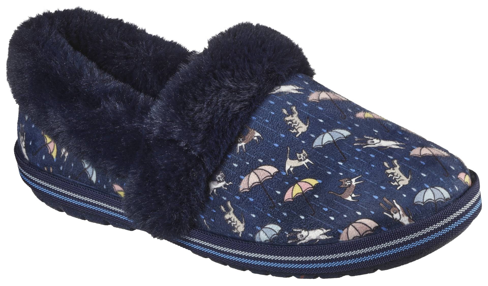 Skechers Pantoffel »TOO COZY MOVIE NIGHT«, Hausschuh mit witzigem Hunde- und Katzenprint von Skechers