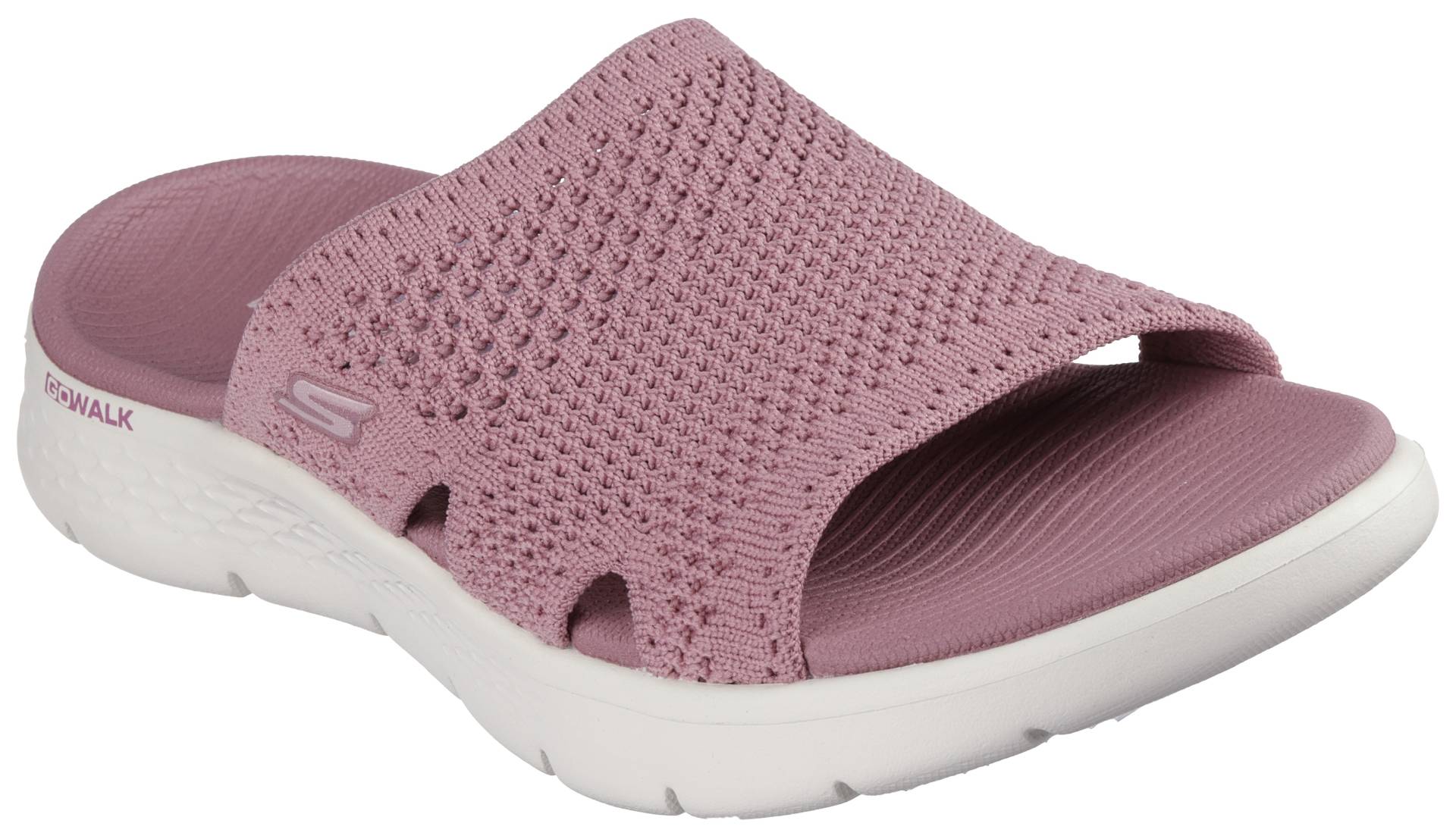 Skechers Pantolette »GO WALK FLEX SANDAL-ELATION«, Keilabsatz, Sommerschuh, Schlappen mit Goga Mat Footbed von Skechers