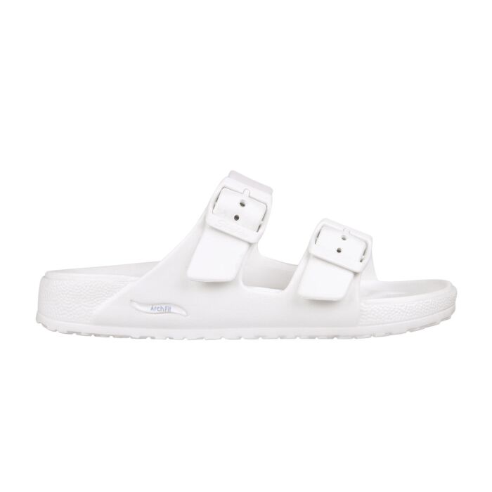 Skechers Pantolette für Damen aus Softmaterial weiss, 35 von Skechers