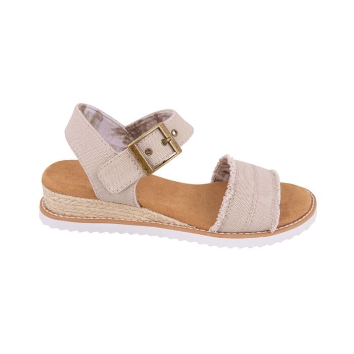 Skechers Sandalette für Damen aus Textil taupe, 36 von Skechers