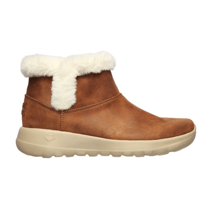 Skechers Schlupfstiefelette für Damen camel, 35 von Skechers