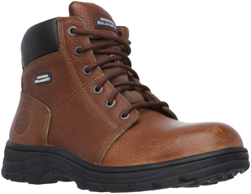 Skechers Sicherheitsstiefel »WORKSHIRE«, SB FO SRA, klassischer Lederstiefel mit Memory Foam Einlegesohle von Skechers