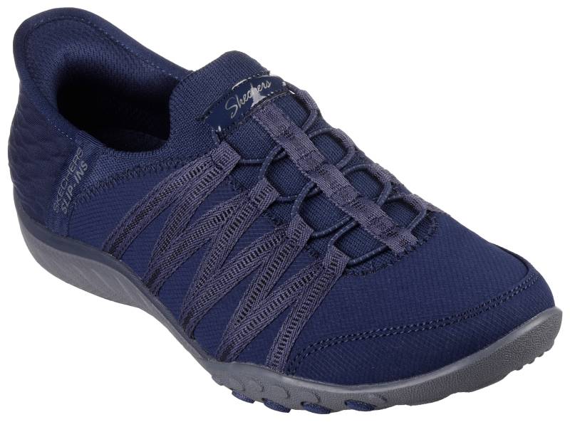 Skechers Slip-On Sneaker »BREATHE-EASY-ROLL-WITH-ME«, Freizeitschuh für Maschinenwäsche geeignet von Skechers