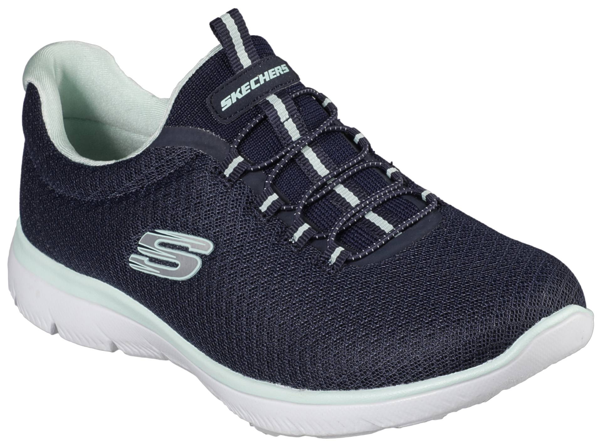 Skechers Slip-On Sneaker »SUMMITS«, Slipper, Freizeitschuh, Komfortschuh mit dezenten Kontrast-Details von Skechers