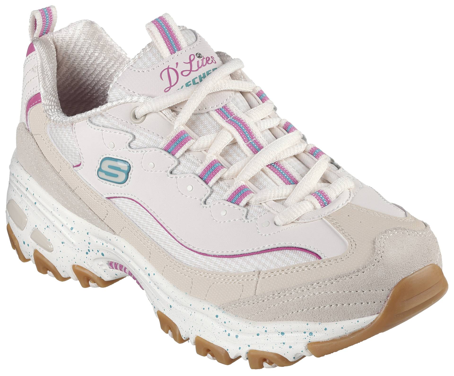 Skechers Sneaker »D'LITES-BOLD VIEWS«, mit Air-Cooled Memory Foam, Freizeitschuh, Halbschuh, Schnürschuh von Skechers