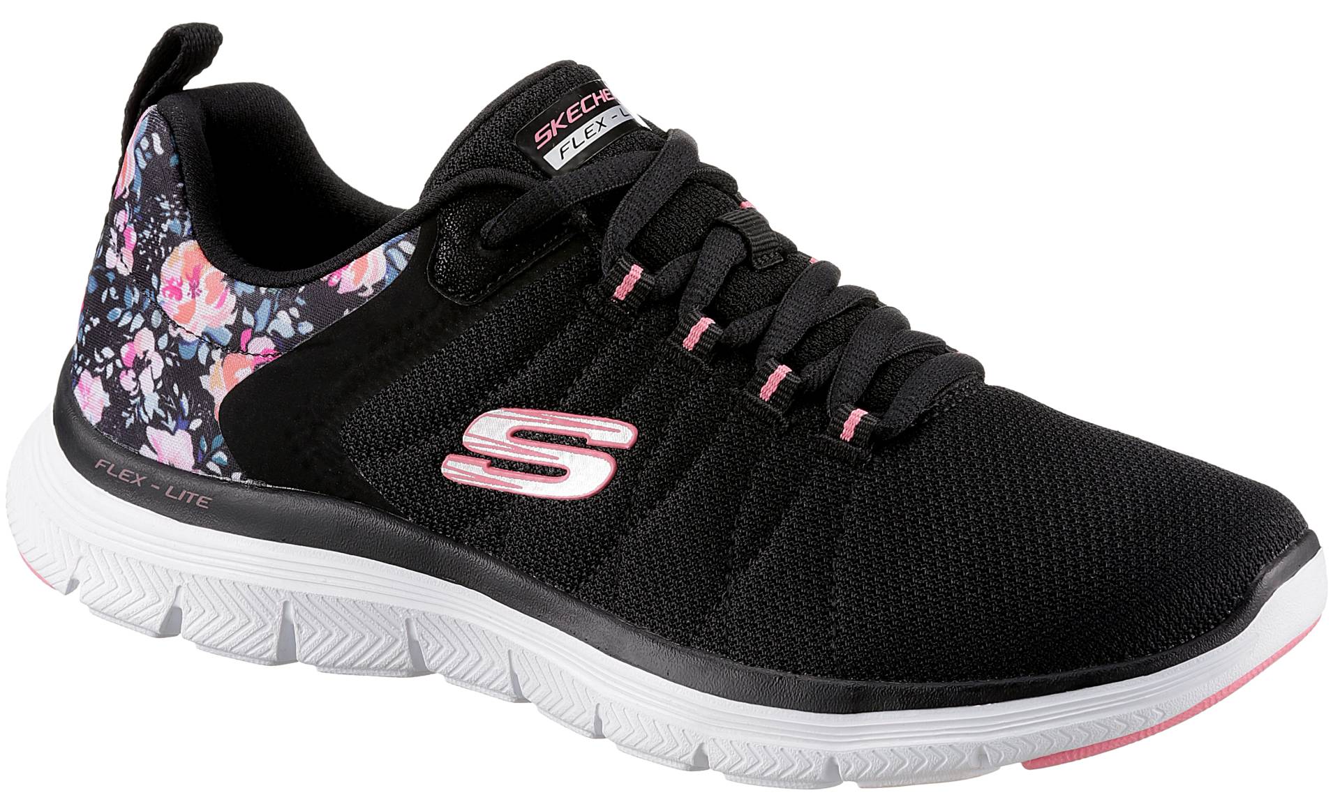 Skechers Sneaker »FLEX APPEAL 4.0 LET IT BLOSSOM«, mit Blumenprint an der Ferse, Freizeitschuh, Halbschuh, Schnürschuh Skechers Sneaker »FLEX APPEAL 4.0 LET IT BLOSSOM«, mit Blumenprint an der Ferse, Freizeitschuh, Halbschuh, Schnürschuh von Skechers