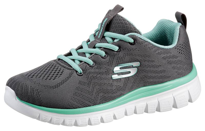 Skechers Sneaker »GRACEFUL - GET CONNECTED«, Freizeitschuh, Halbschuh, Schnürschuh in Schuhweite G (weit) von Skechers