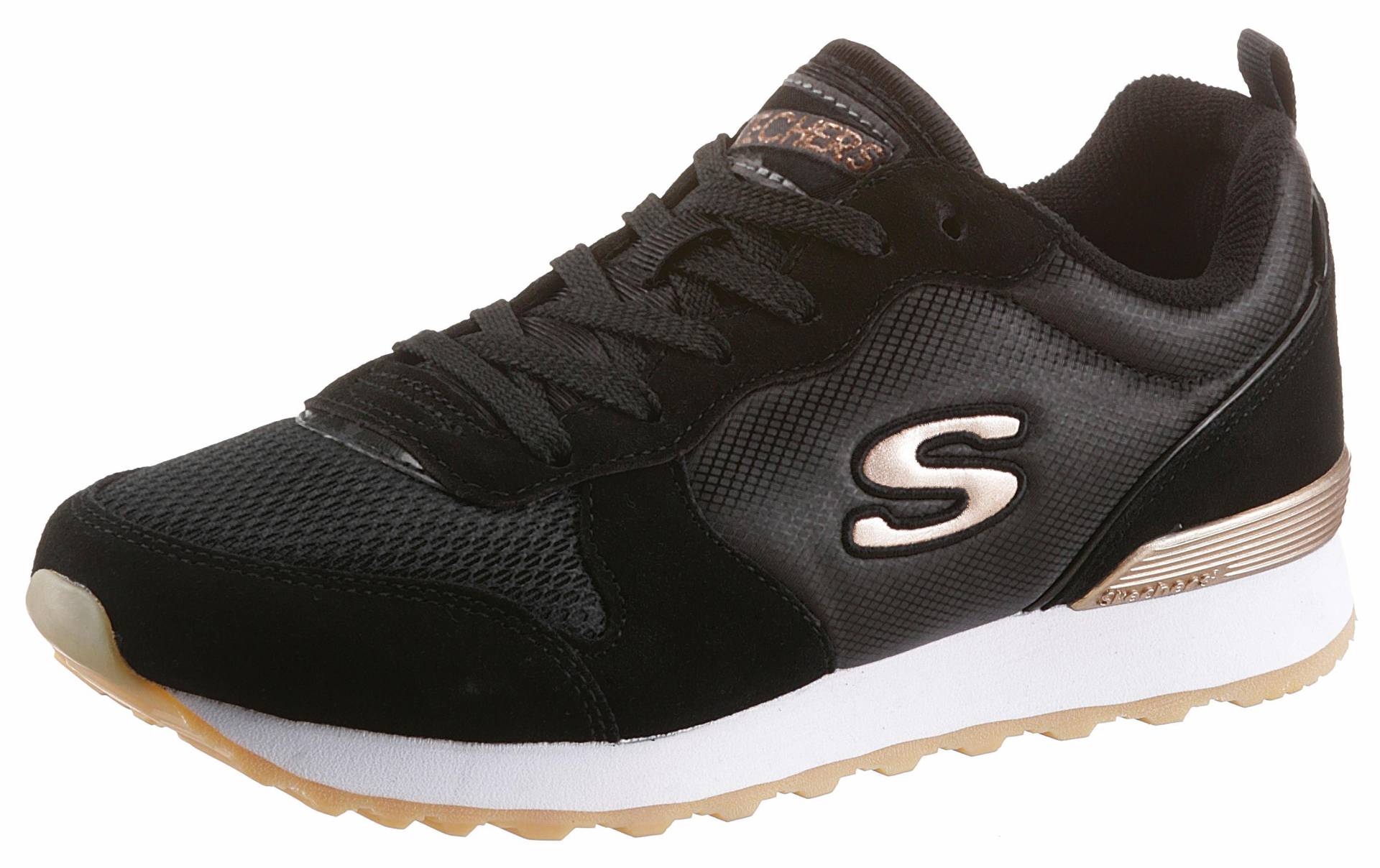 Skechers Sneaker »OG 85 - GOLDN GURL«, Freizeitschuh, Halbschuh, Schnürschuh mit Air-Cooled Memory Foam von Skechers