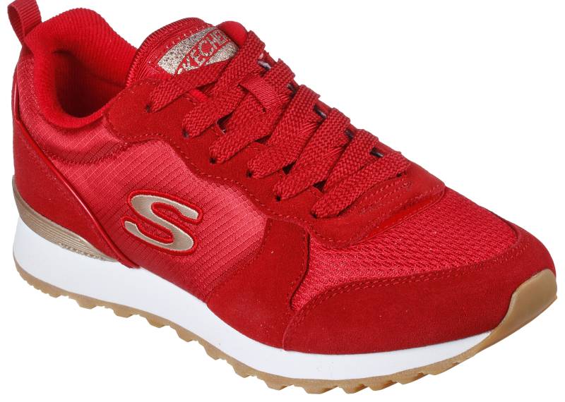 Skechers Sneaker »OG 85 - GOLDN GURL«, Schnürschuh, Original-Retro-Jogginschuh mit Air-Cooled Memory Foam® von Skechers