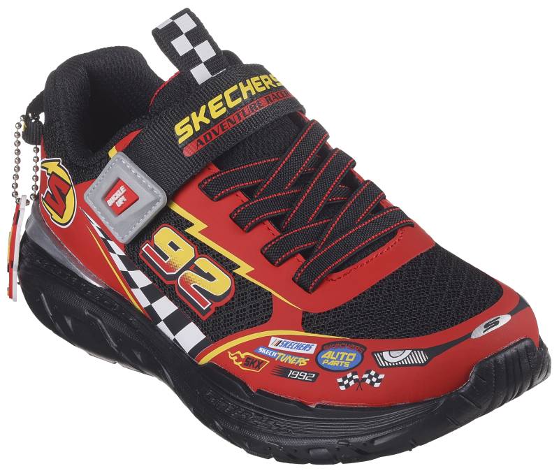 Skechers Sneaker »SKECH TRACKS«, Sneaker, Freizeitschuh mit Rennwagen, Grössenschablone zum Download von Skechers