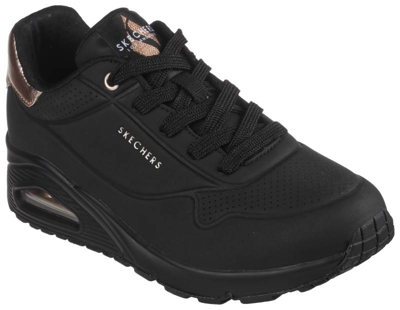 Skechers Sneaker »UNO GOLDEN AIR«, Freizeitschuh, Halbschuh, Schnürschuh mit Metallic-Einsatz von Skechers