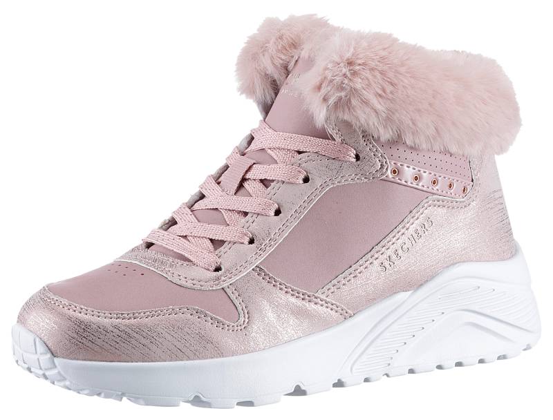 Skechers Sneaker »Uno Lite - Comfurt Collar«, Schnürboots, Winterstiefel, High Top Sneaker mit wärmendem Futter von Skechers