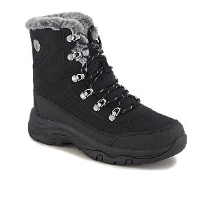 Skechers Trego Damen Schnürrboot Schwarz von Skechers