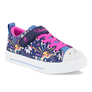 Skechers Twinkle Sparks Unicorn Mädchen Sneaker Blau von Skechers