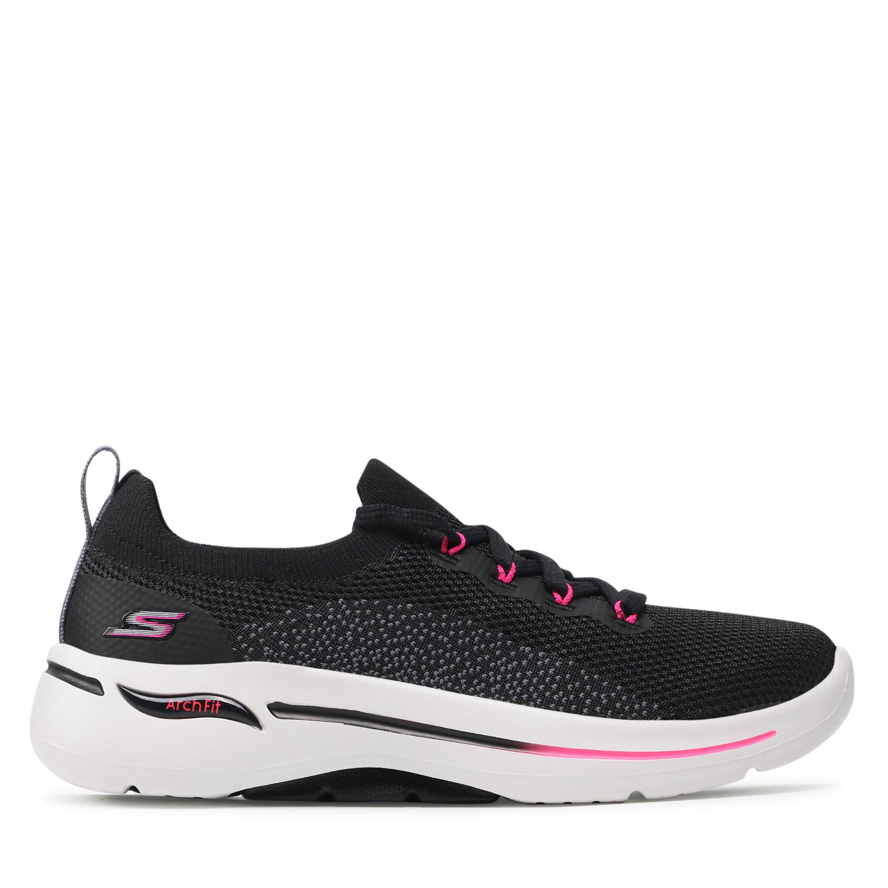 Sneakers Skechers Go Walk Arch Fit 124863/BKHP Black/Hot Pink von Skechers
