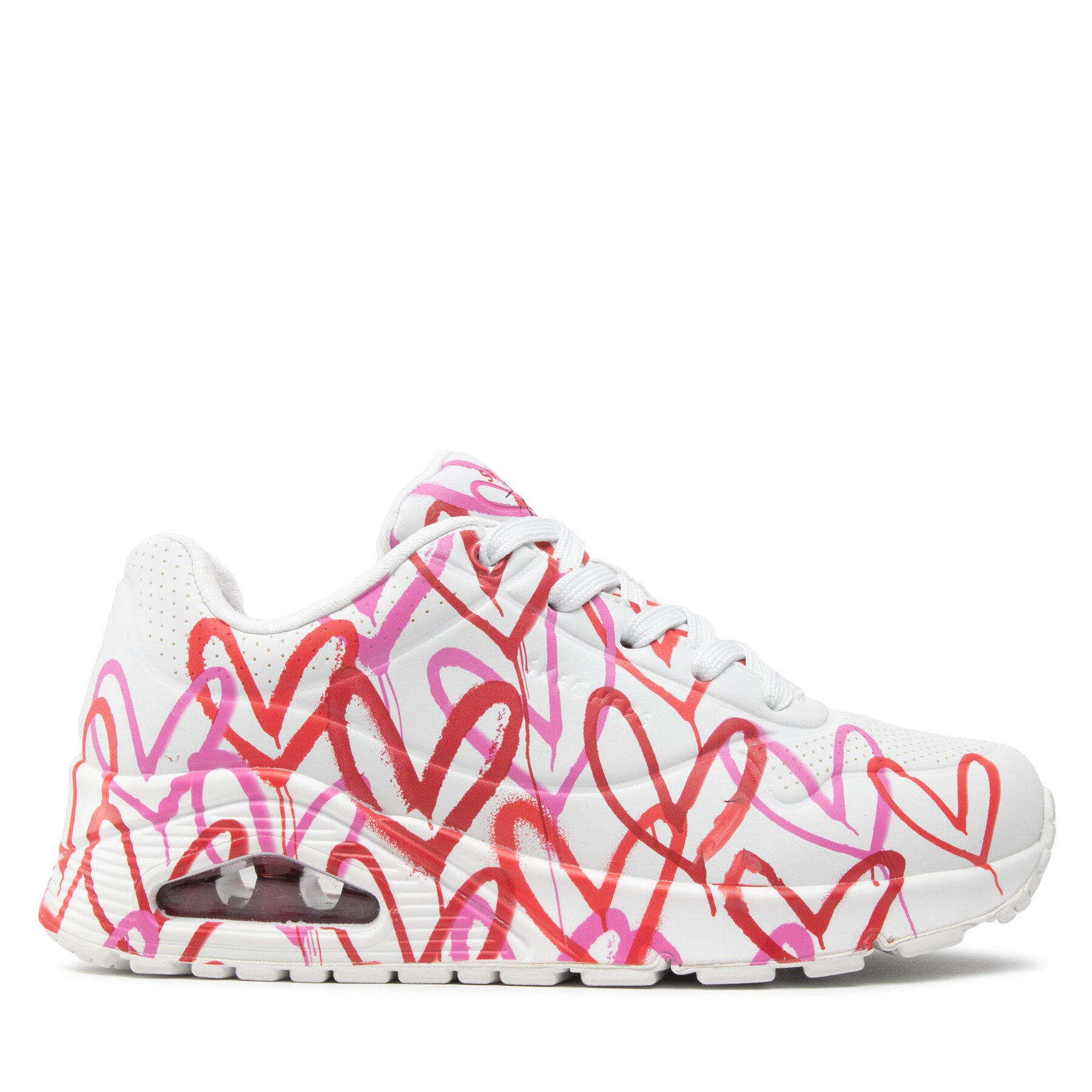 Sneakers Skechers Uno Spread The Love 155507/WRPK White/Red/Pink von Skechers