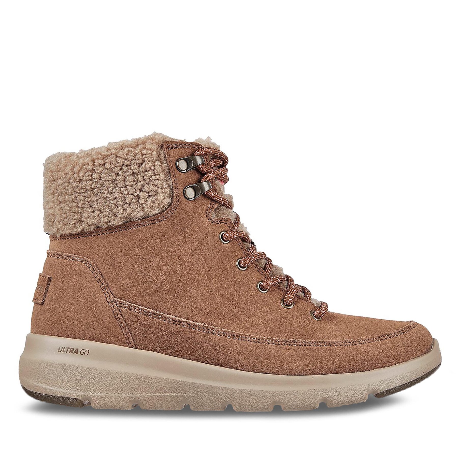 Stiefeletten Skechers Glacial Ultra Woodlands 16677/BRN Brown Suede von Skechers