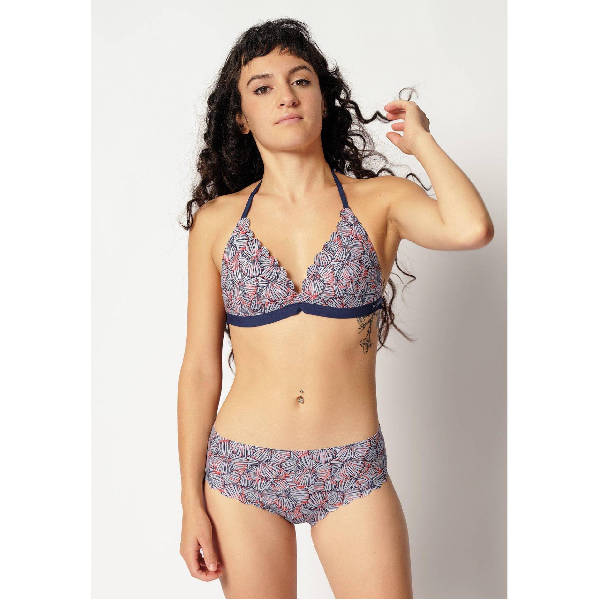 Bikini Oberteil, Triangel Damen Multicolor 36 von Skiny