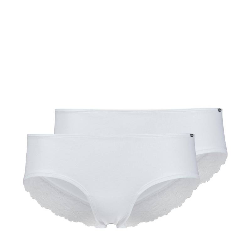 Duopack, Pantys Damen Weiss 42 von Skiny