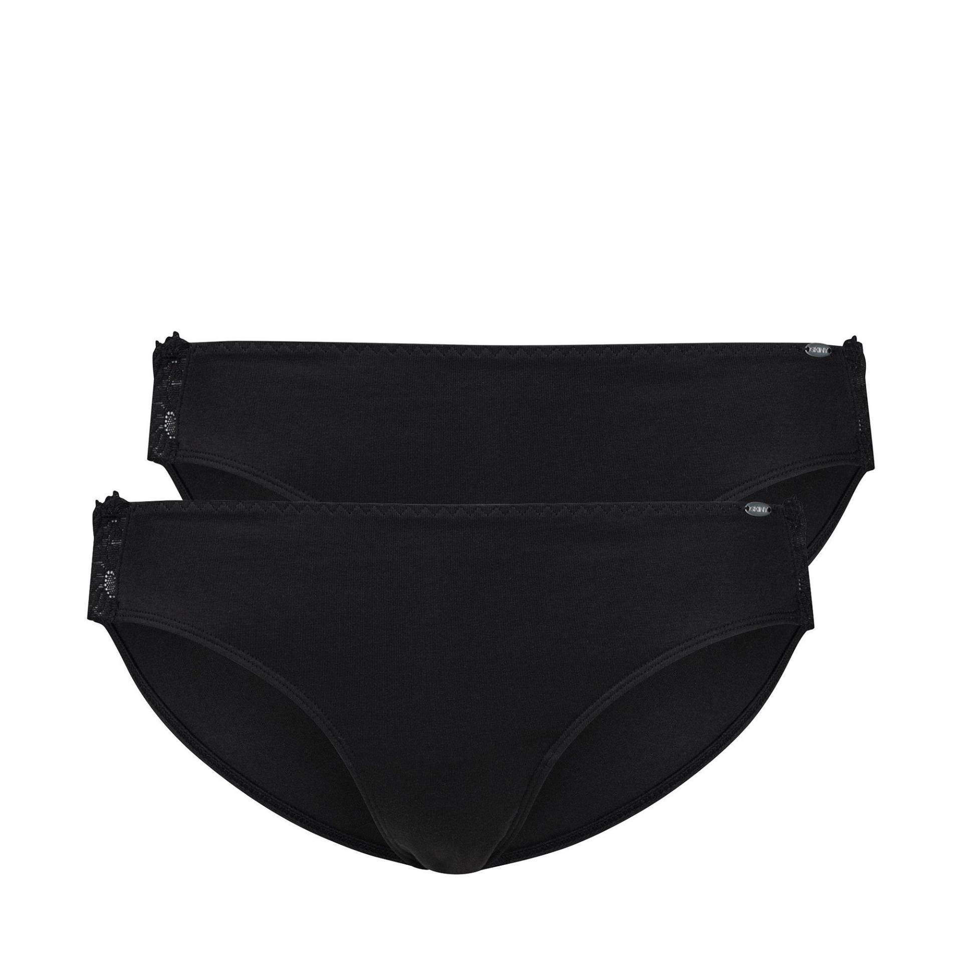 Duopack, Slips Damen Black 40 von Skiny