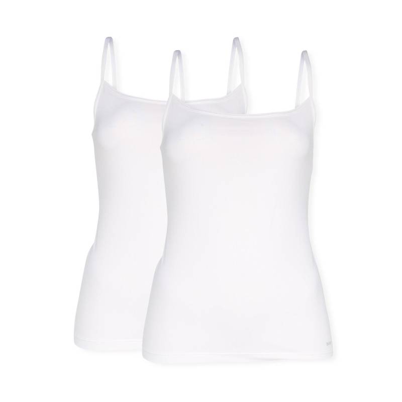 Top, Ohne Arm Damen Weiss 36 von Skiny