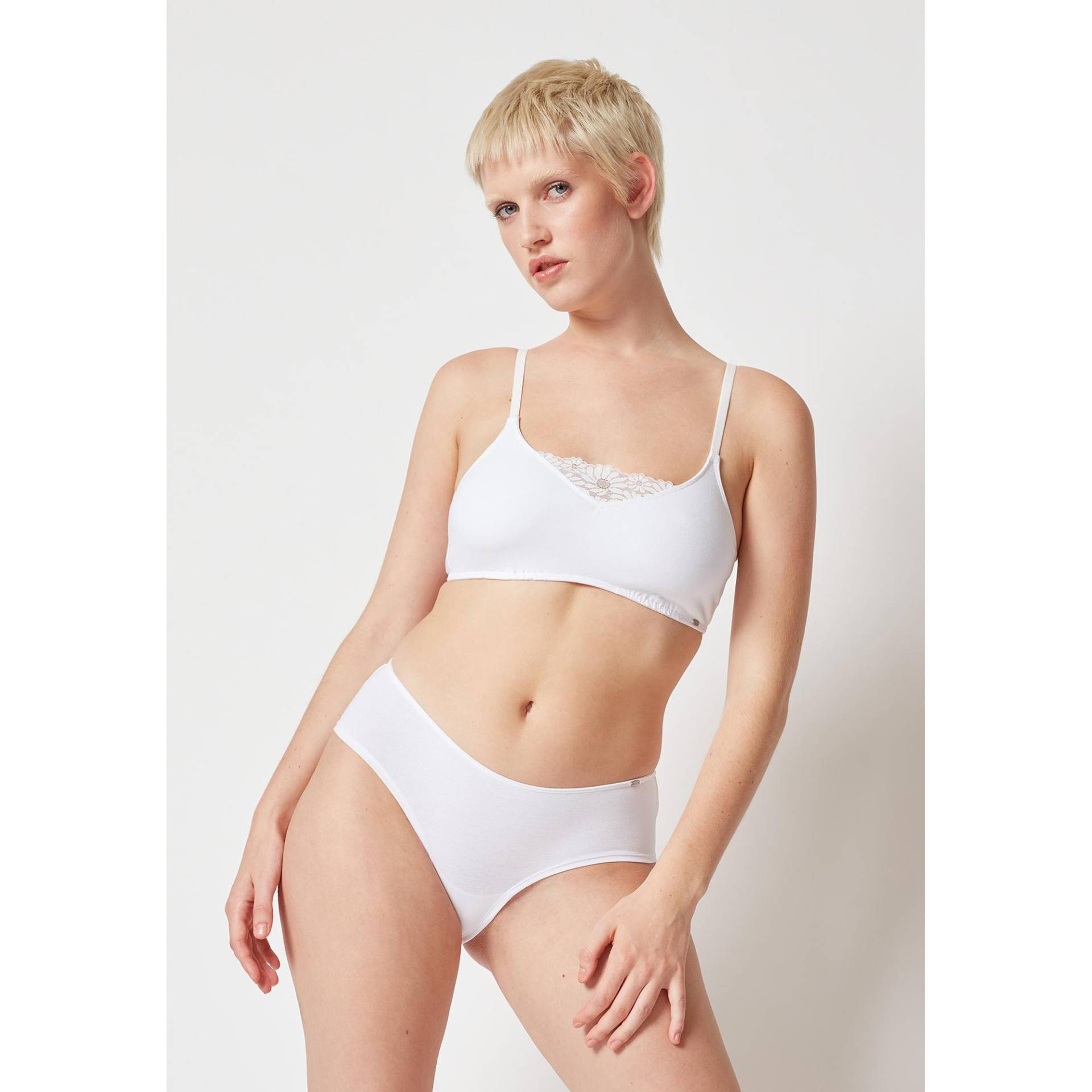 Bustier Mit Träger Damen Weiss 40 von Skiny