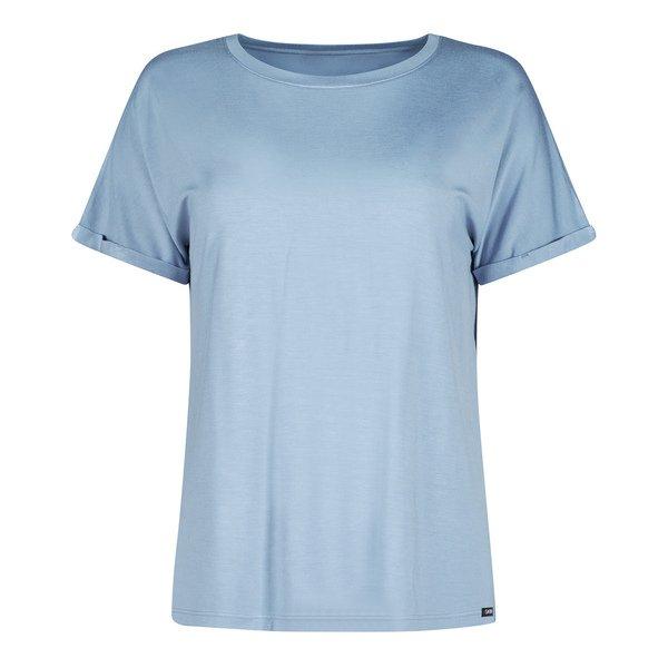 T-shirt, Kurzarm Damen Blau 40 von Skiny