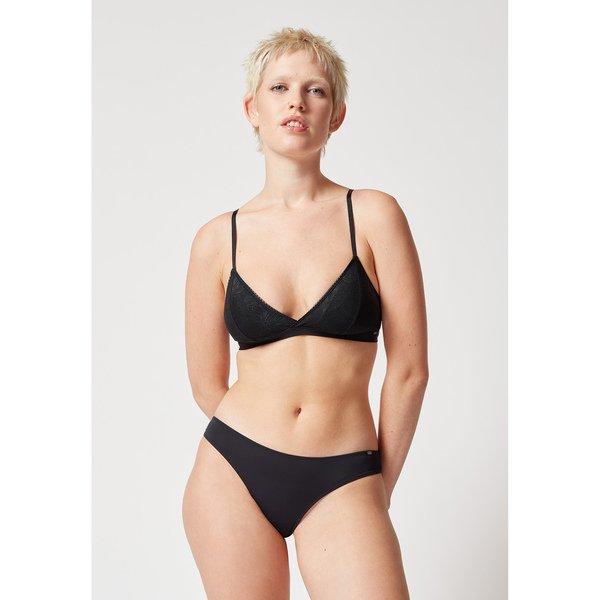 Bügelloser Triangel Bh Mit Herausnehmbaren Schalen Damen Black AB/38 von Skiny