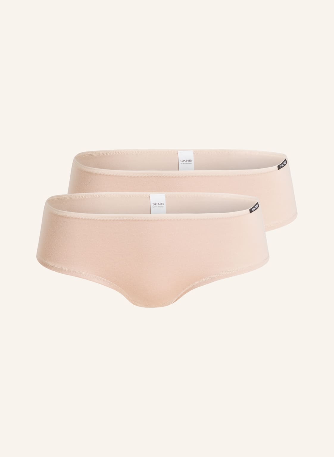 Skiny 2er-Pack Panties Advantage Cotton beige von SKINY