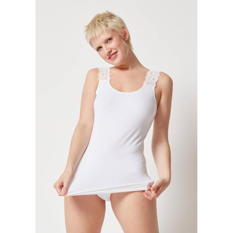 Tank Top Damen Weiss 36 von Skiny