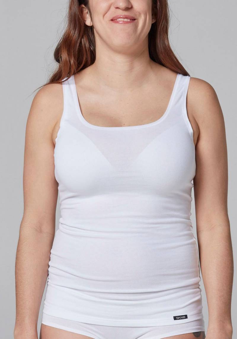 Skiny Unterhemd, (2er Pack), mit kleinem Weblabel am Saum von Skiny