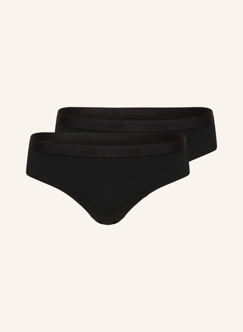 Sloggi 2er-Pack Panties Go Casual schwarz Sloggi 2er-Pack Panties Go Casual schwarz von Sloggi
