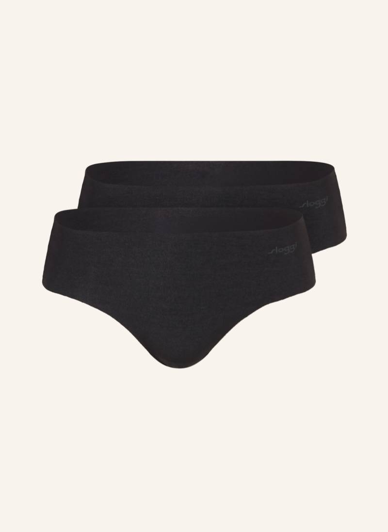 Sloggi 2er-Pack Panties Zero Modal schwarz Sloggi 2er-Pack Panties Zero Modal schwarz von Sloggi