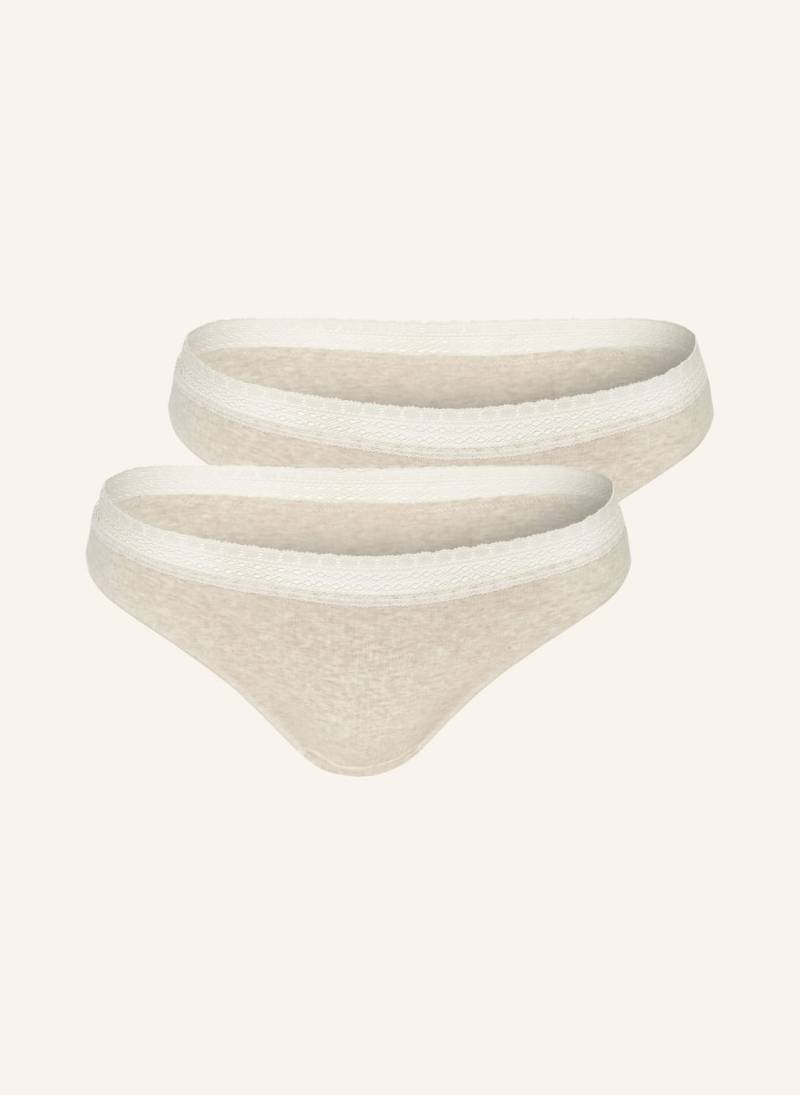 Sloggi 2er-Pack Slips Go grau von Sloggi