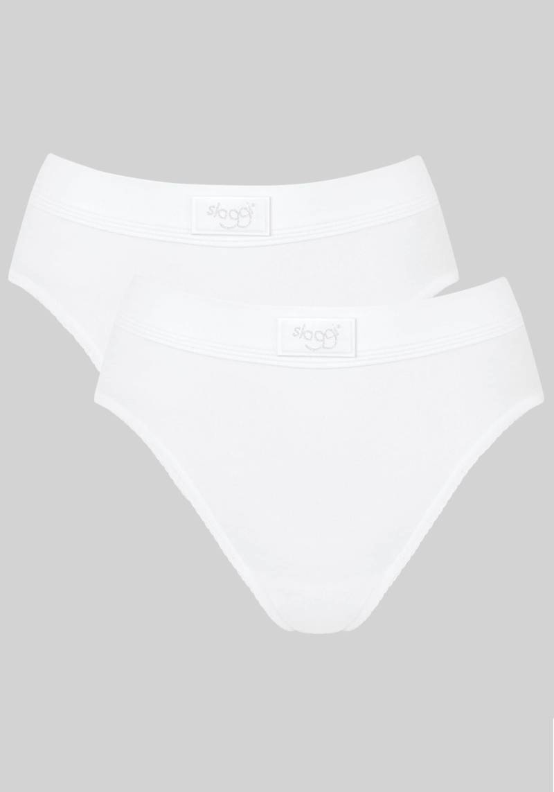 sloggi Slip »Double Comfort Tai 2P«, (2er Pack), doppellagiges Taillenband von Sloggi