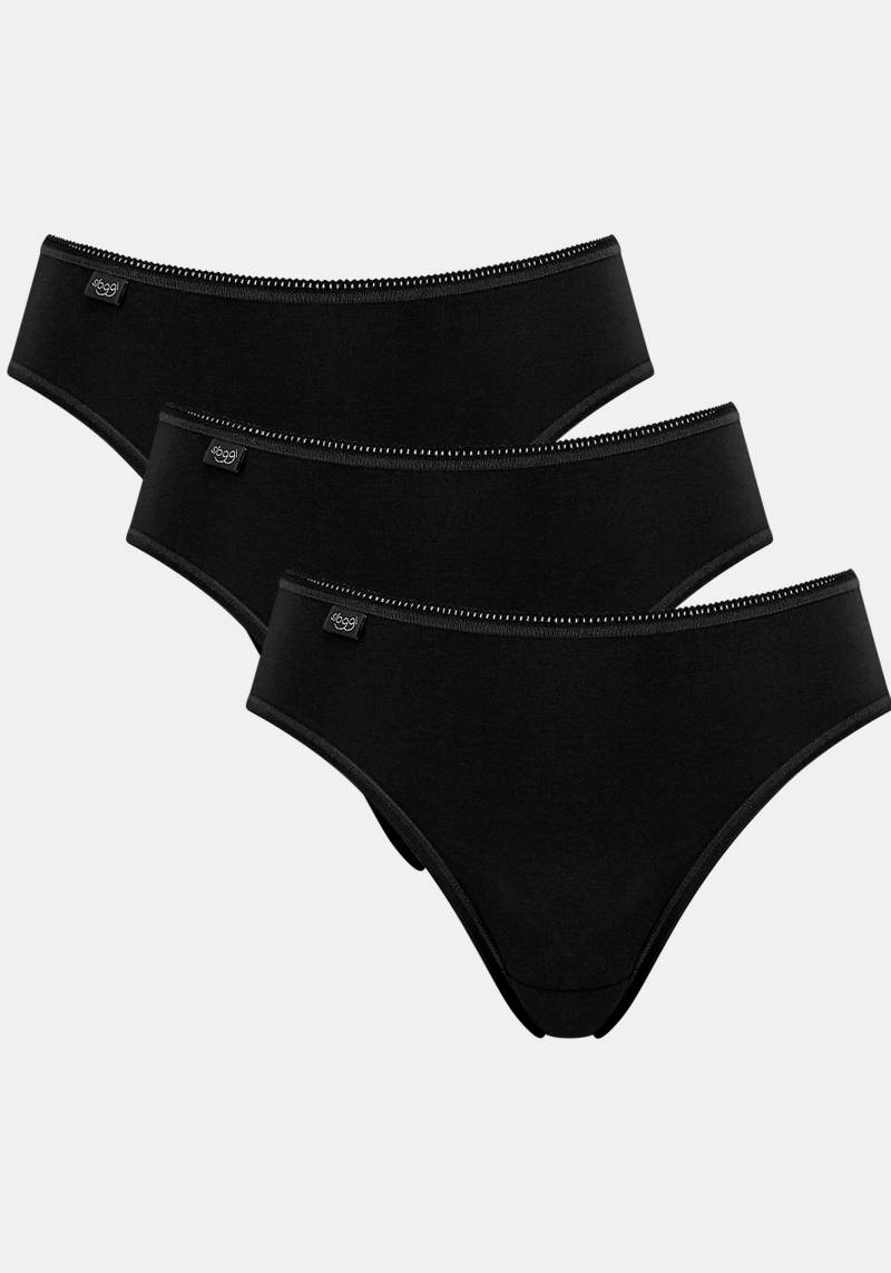 sloggi Jazz-Pants Slips »24/7 Cotton Tai C3P«, (3er Pack), Elastikbund mit Spitze, Flache Nähte von Sloggi