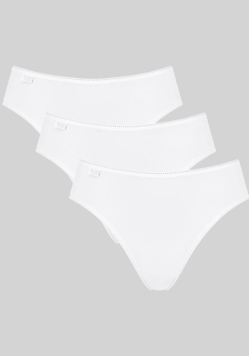 sloggi Jazz-Pants Slips »24/7 Cotton Tai C3P«, (3er Pack), Elastikbund mit Spitze, Flache Nähte von Sloggi