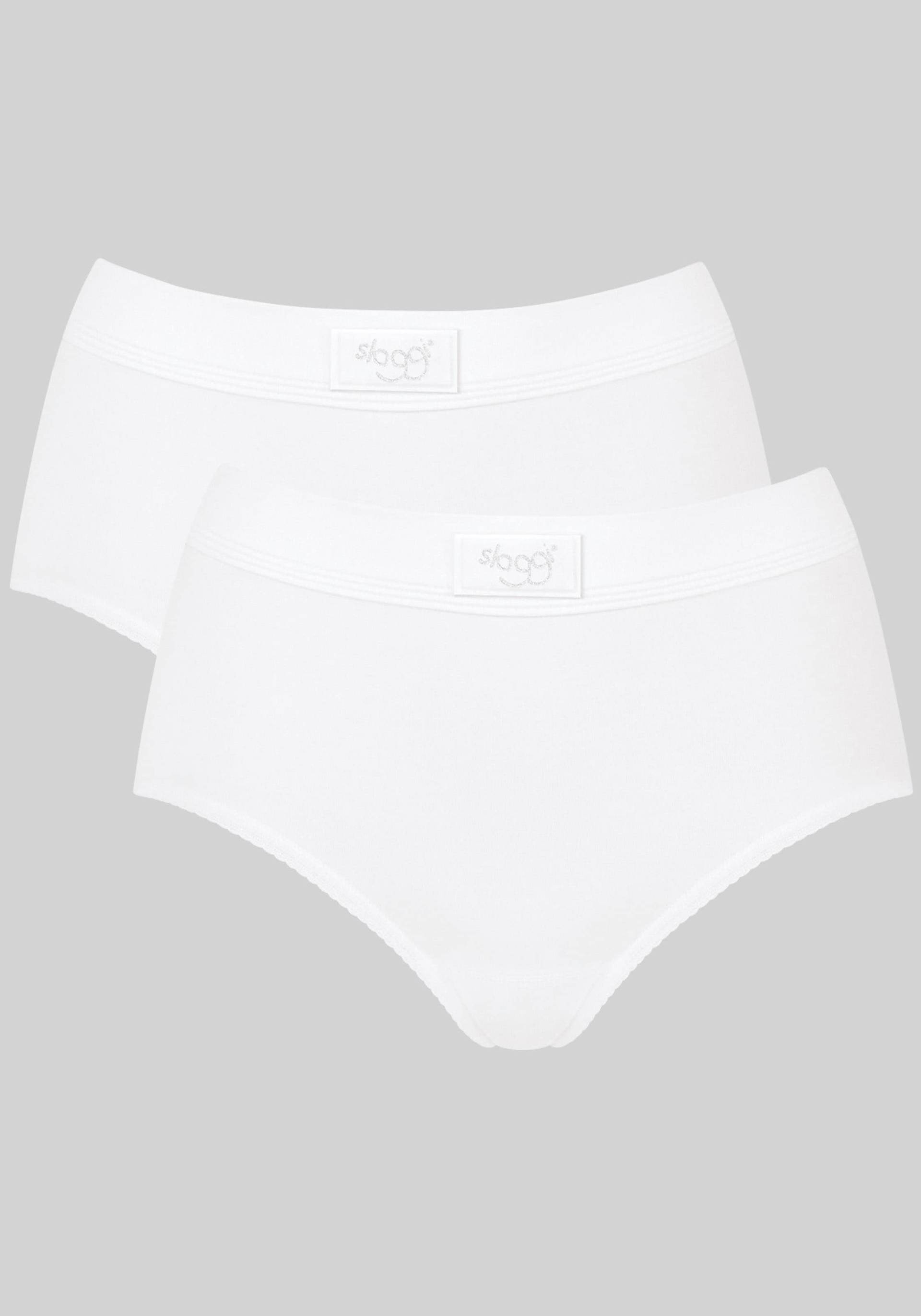 sloggi Slip »Double Comfort Maxi 2P«, (2er Pack), doppellagiges Taillenband von Sloggi