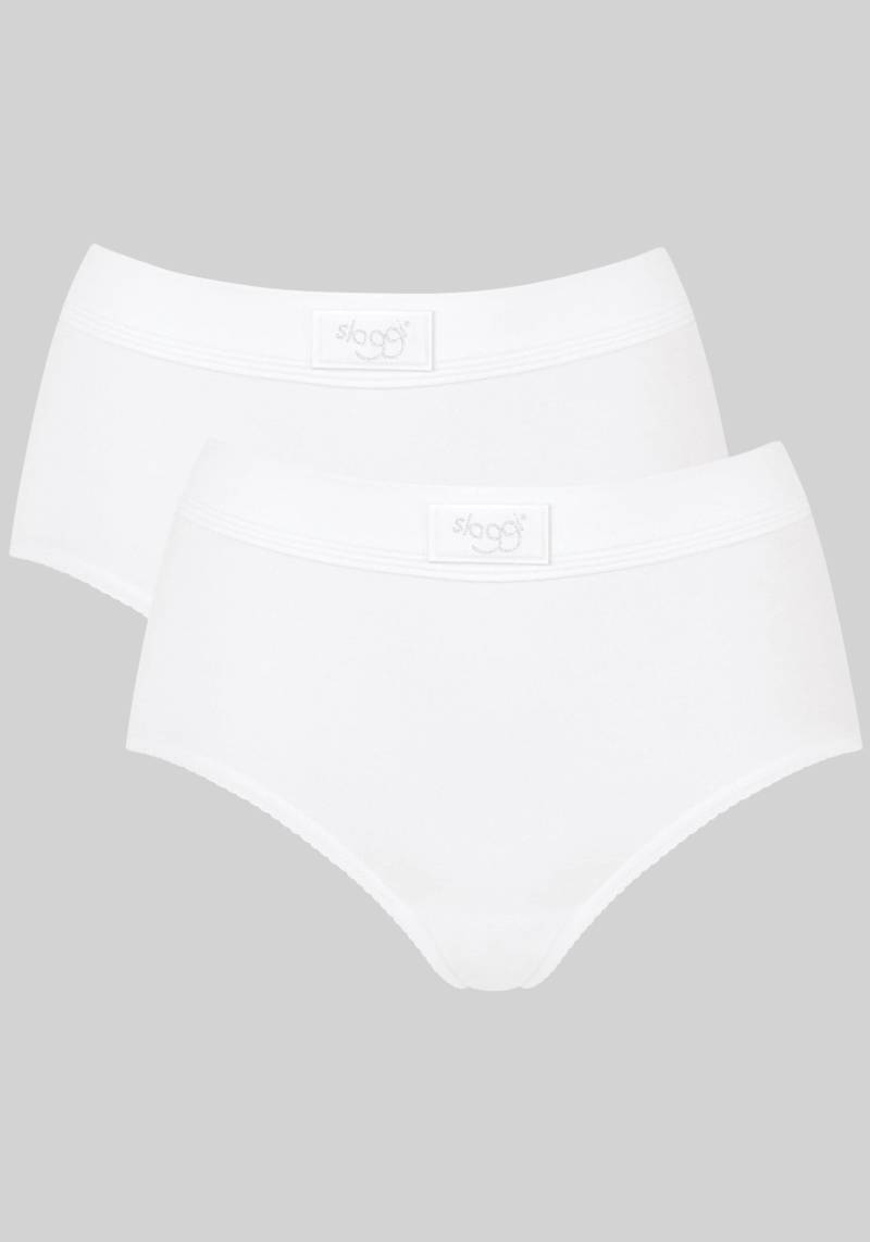 sloggi Slip »Double Comfort Maxi 2P«, (2er Pack), doppellagiges Taillenband von Sloggi