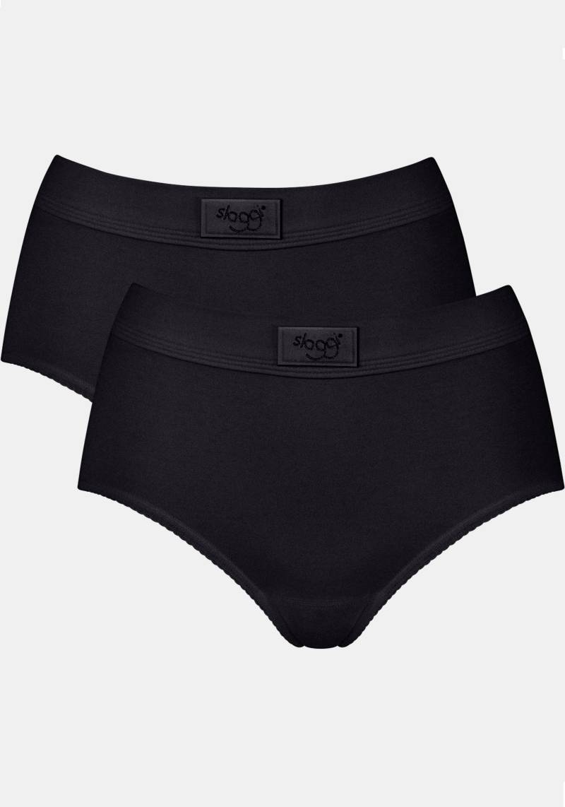 sloggi Slip »Double Comfort Maxi 2P«, (2er Pack), doppellagiges Taillenband von Sloggi