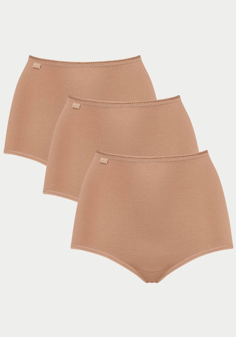 sloggi Maxislip »24/7 Cotton Maxi C3P«, (3er Pack), höher geschnittene Passform, Elastikbund mit Spitze von Sloggi