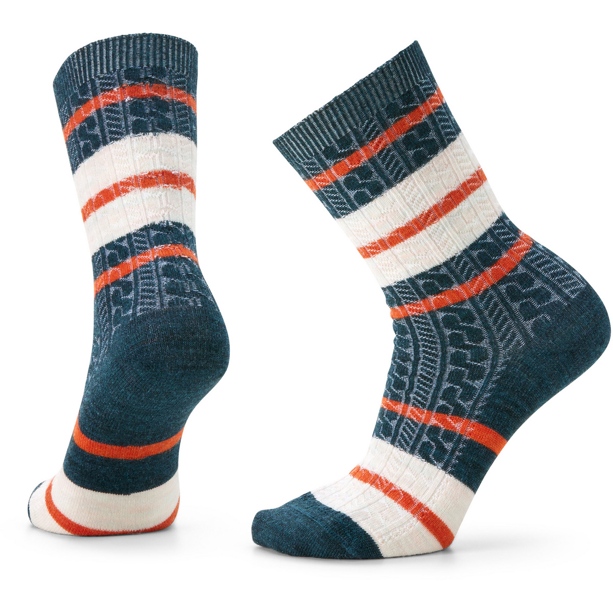 Smartwool Damen Everyday Striped Cable Crew Socken Smartwool Damen Everyday Striped Cable Crew Socken von SmartWool