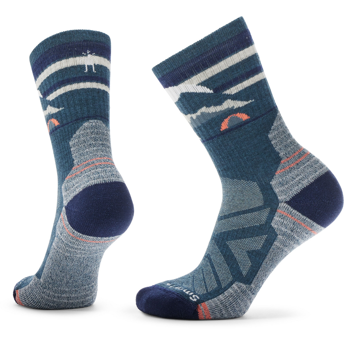 Smartwool Damen Hike Light New Pattern Crew Socken von SmartWool