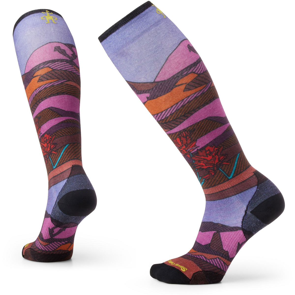 Smartwool Damen Ski Zero Cushion Floral Field Print OTC Socken Smartwool Damen Ski Zero Cushion Floral Field Print OTC Socken von SmartWool