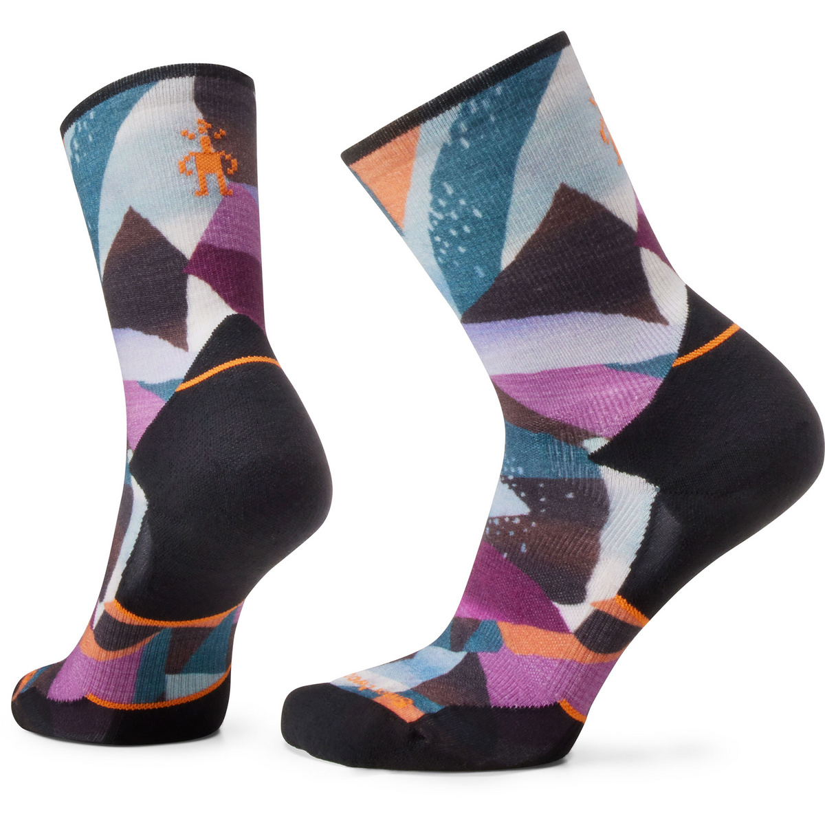 Smartwool Damen Trail Run Targeted Mosaic Pieces Crew Socken von SmartWool