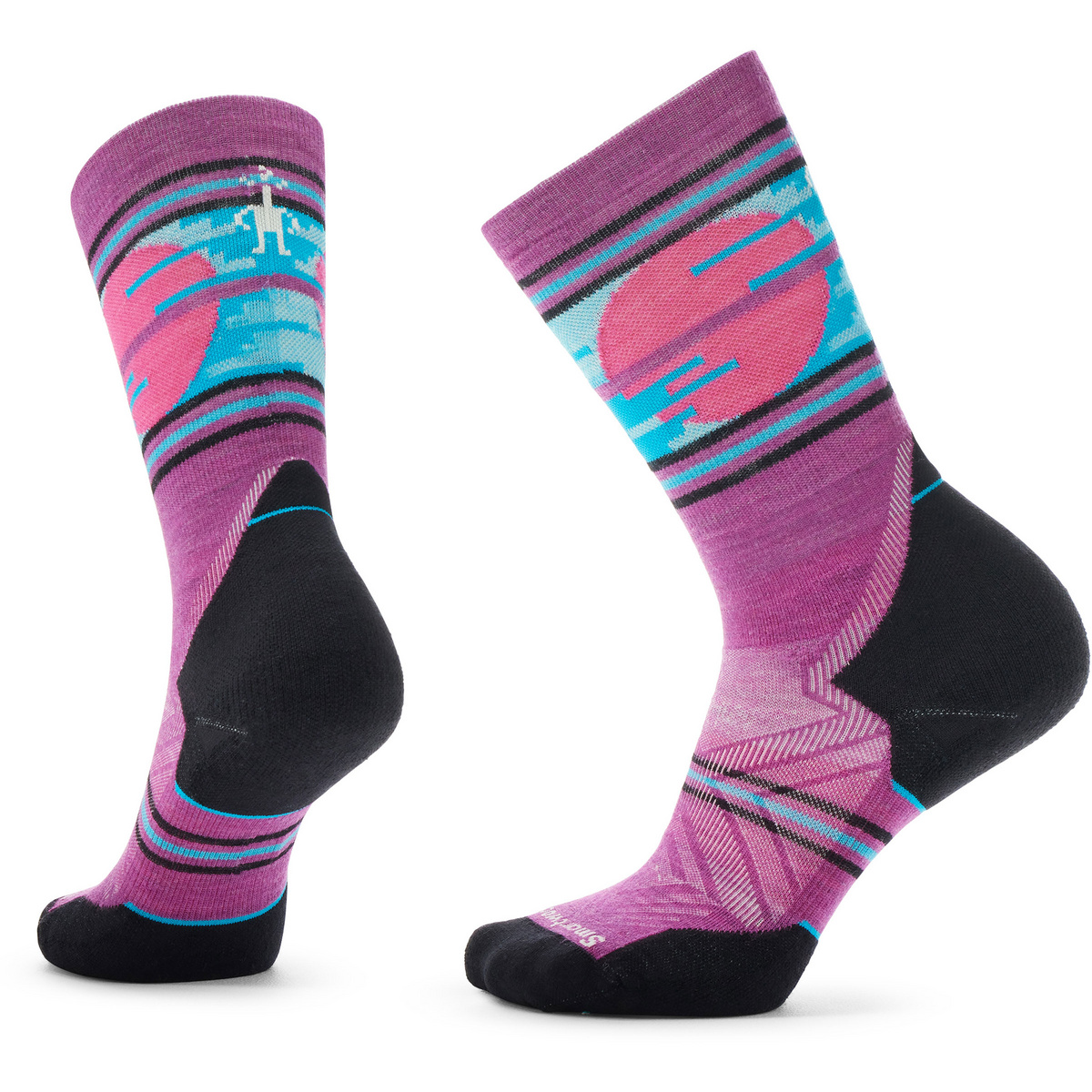 Smartwool Damen Trail Run Targeted Sunset Trail Crew Socken von SmartWool