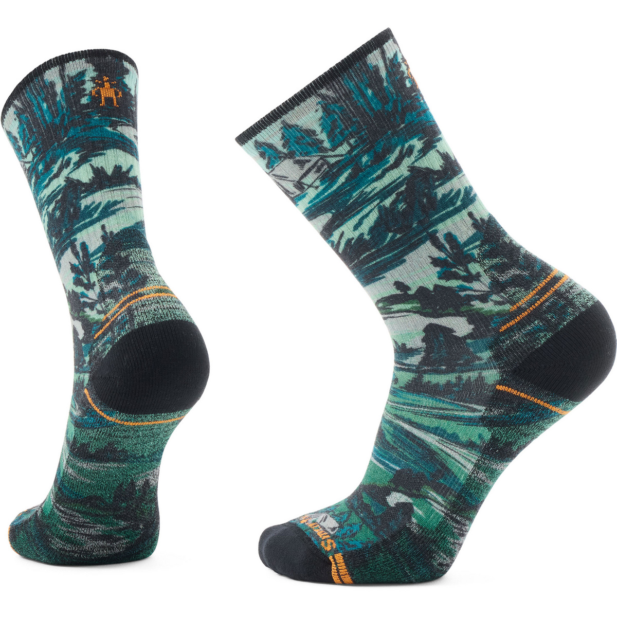Smartwool Hike Light Campground Print Crew Socken Smartwool Hike Light Campground Print Crew Socken von SmartWool