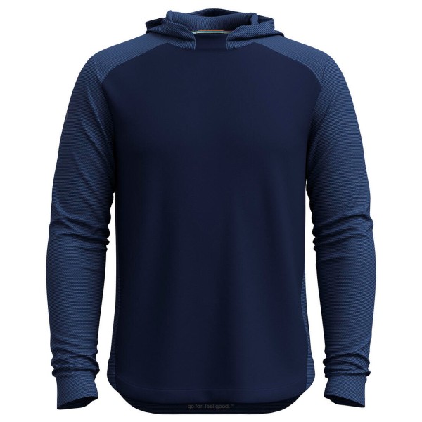Smartwool - Active Mesh Hoodie - Merinoshirt Gr XXL blau Smartwool - Active Mesh Hoodie - Merinoshirt Gr XXL blau von Smartwool