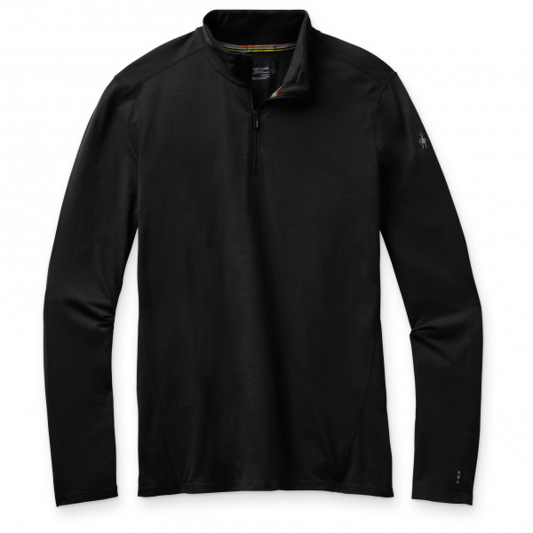 Smartwool - Classic All-Season Merino Base Layer 1/4 Zip Boxed - Merinounterwäsche Gr L;M;S blau;schwarz von Smartwool